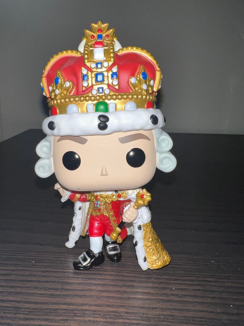 VAULTED OOB King George Hamilton Funko Pop #11 Broadway Musical Disney Theater